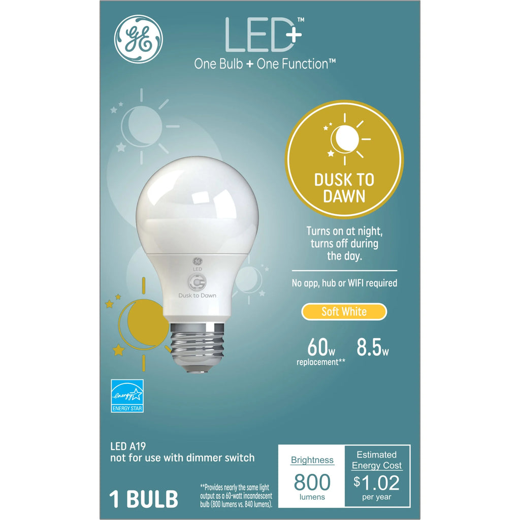 8.5 Watt Soft White A19 LED Light Bulbs L419