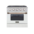 White Dual Fuel Range K8144