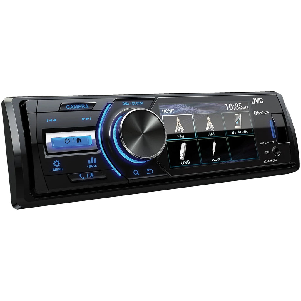Single-DIN In-Dash AM/FM/CD Receiver with Bluetooth Z874