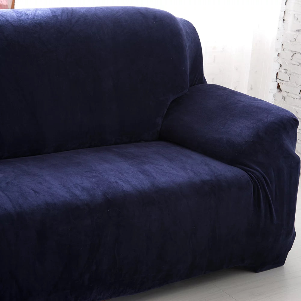 L Shape Velvet Sofa Cover W5291