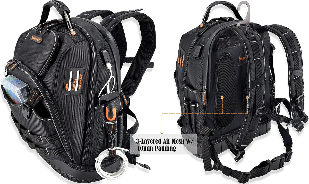 77-Pockets Tool Backpack U401