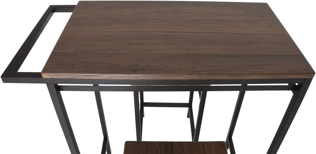 3 Piece Pub Table Set with 2 Stools W6804