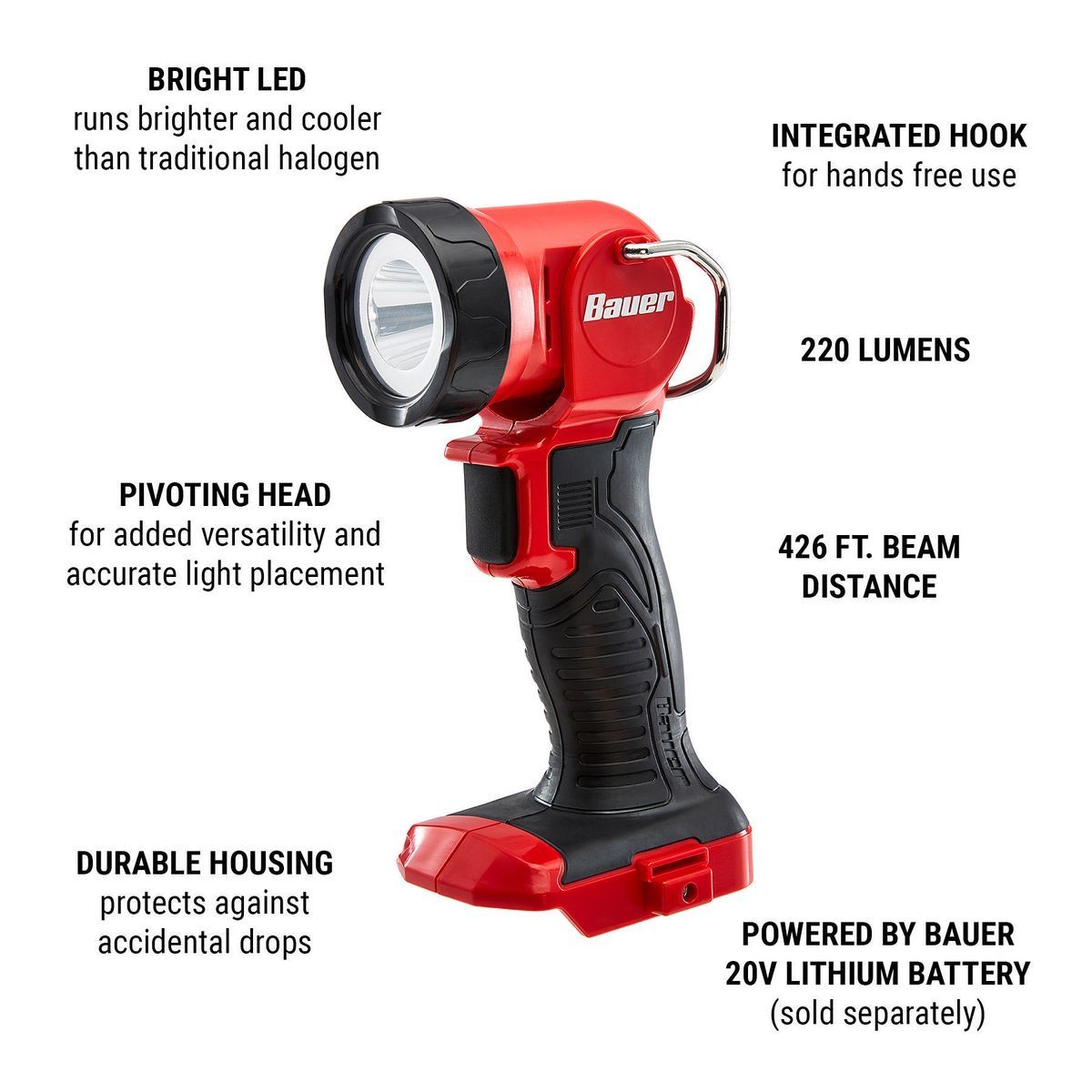 20V Cordless 220 Lumen Work Light L1999