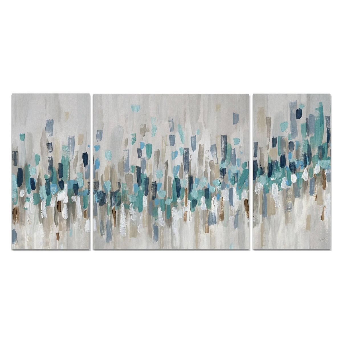 Blue Multi Piece Art Large L73871