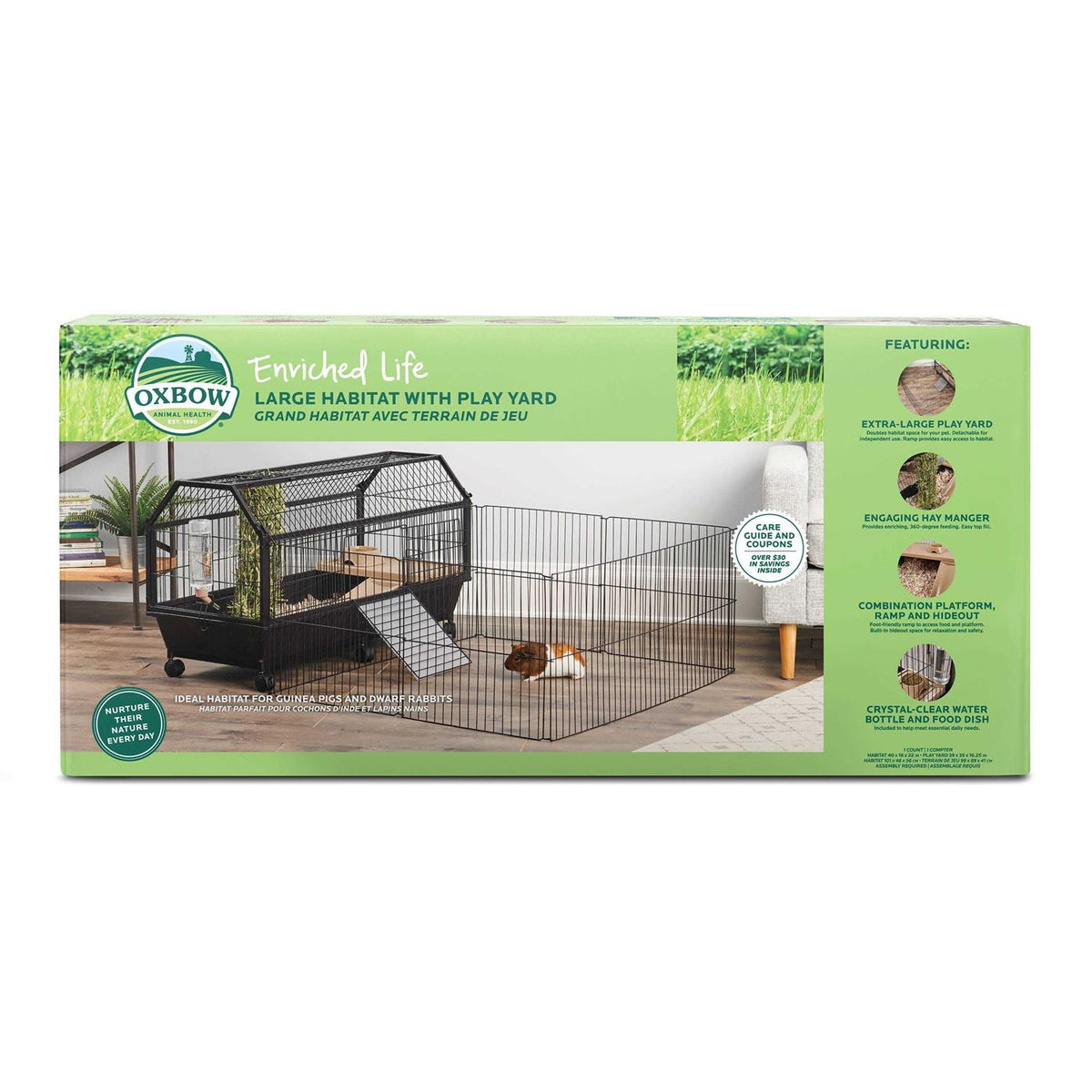Enriched Life Habitat with Play Yard V5595