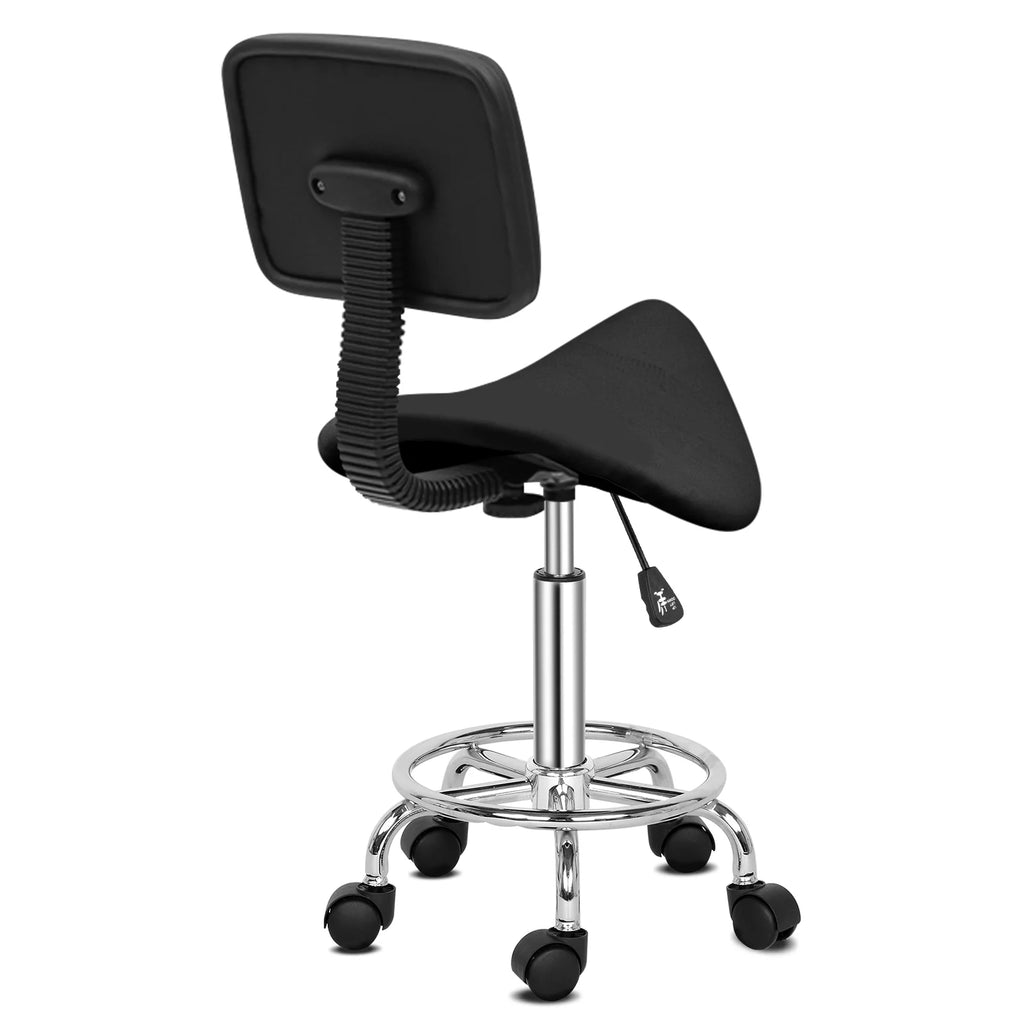 Adjustable Rolling Saddle Stool V70275