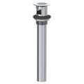 Satin Nickel Grid Lavatory Drain with Overflow L98101