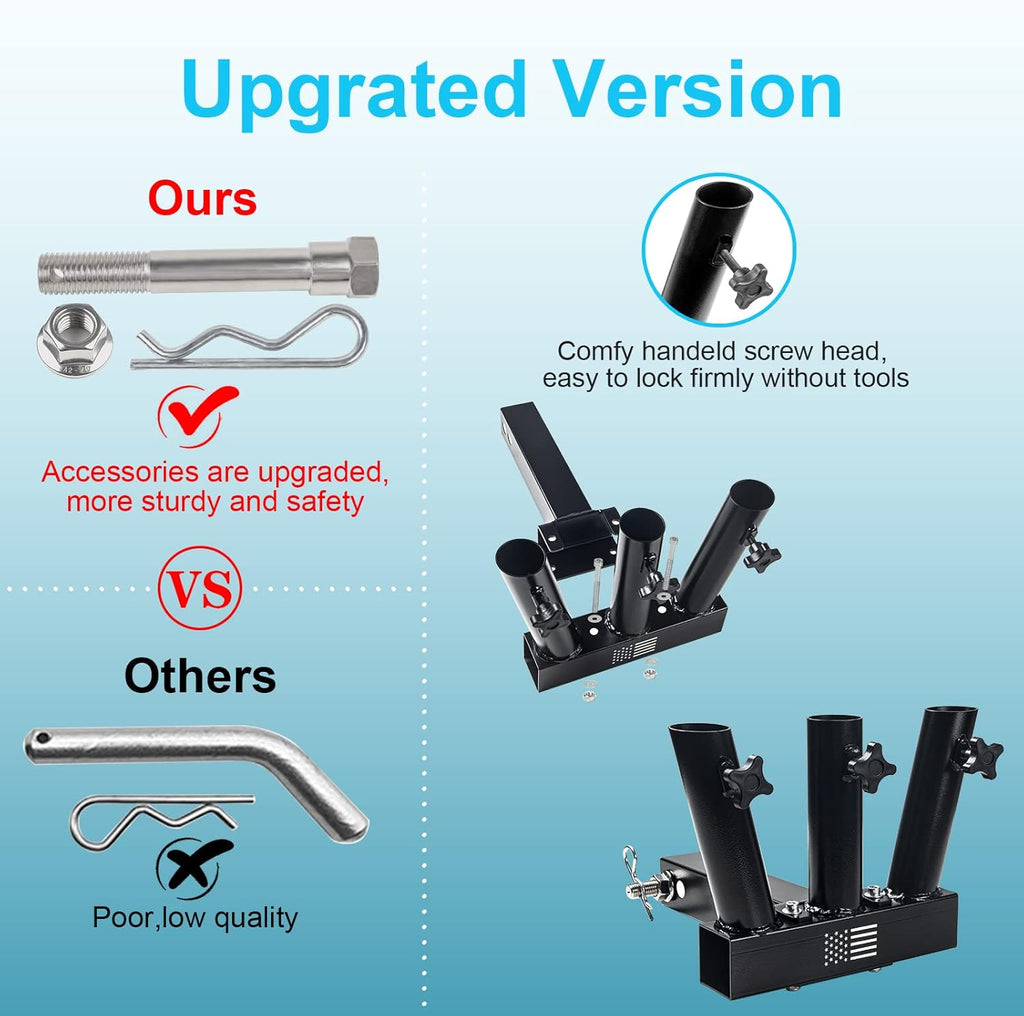 Universal Flag Hitch Mount for 2-2.05 Receiver H5862