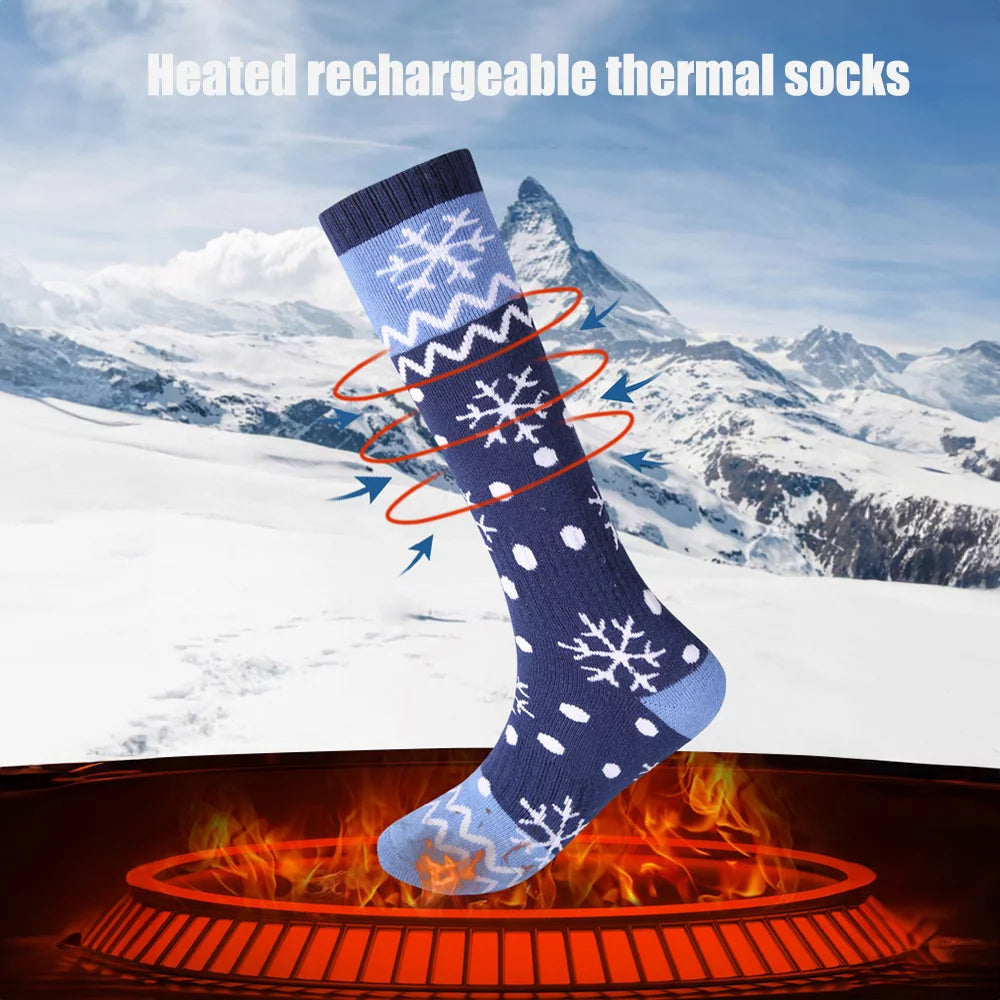 5000mAh Rechargeable Heated Socks F22593