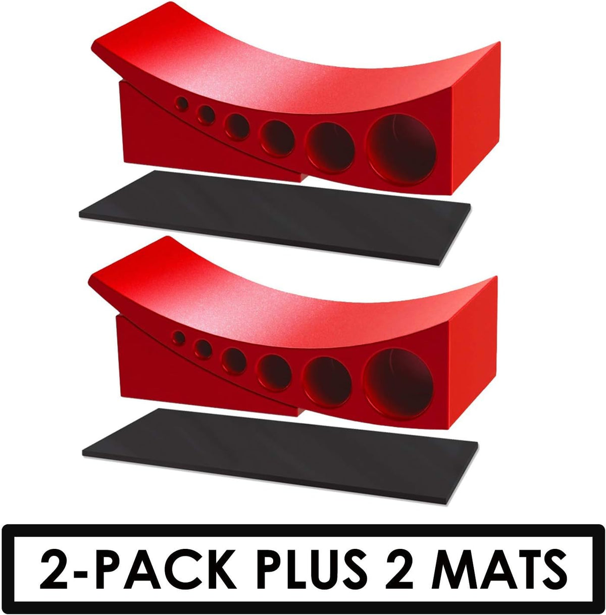 2-Pack Camper Leveler & Chock Set with Rubber Mats G287