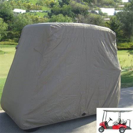 4 Passenger Golf Cart Cover 80 inch Taupe S394897