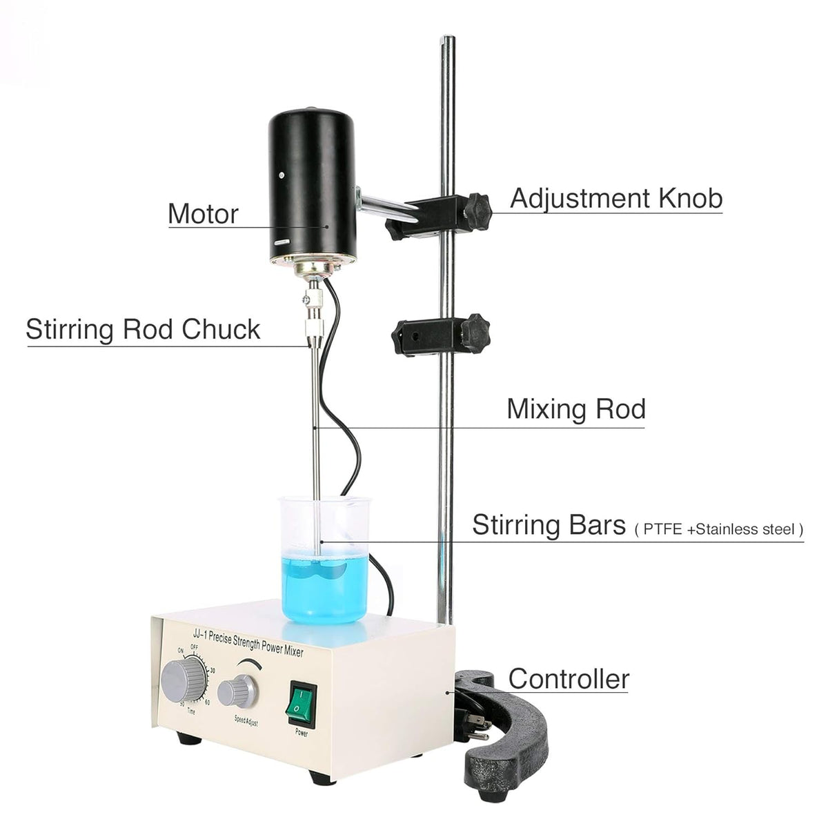 Electric Overhead Stirrer with Time Setting Speed Adjusting S74310