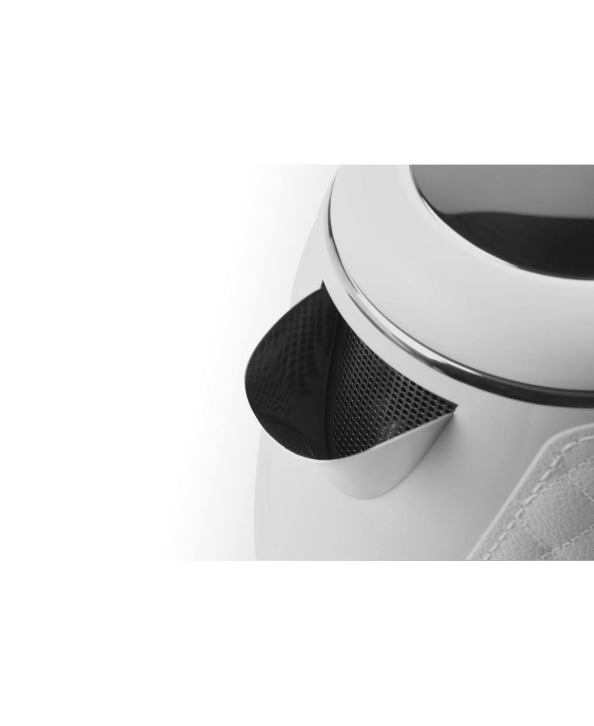 White 1.2L Stainless Steel Electric Water Kettle J498