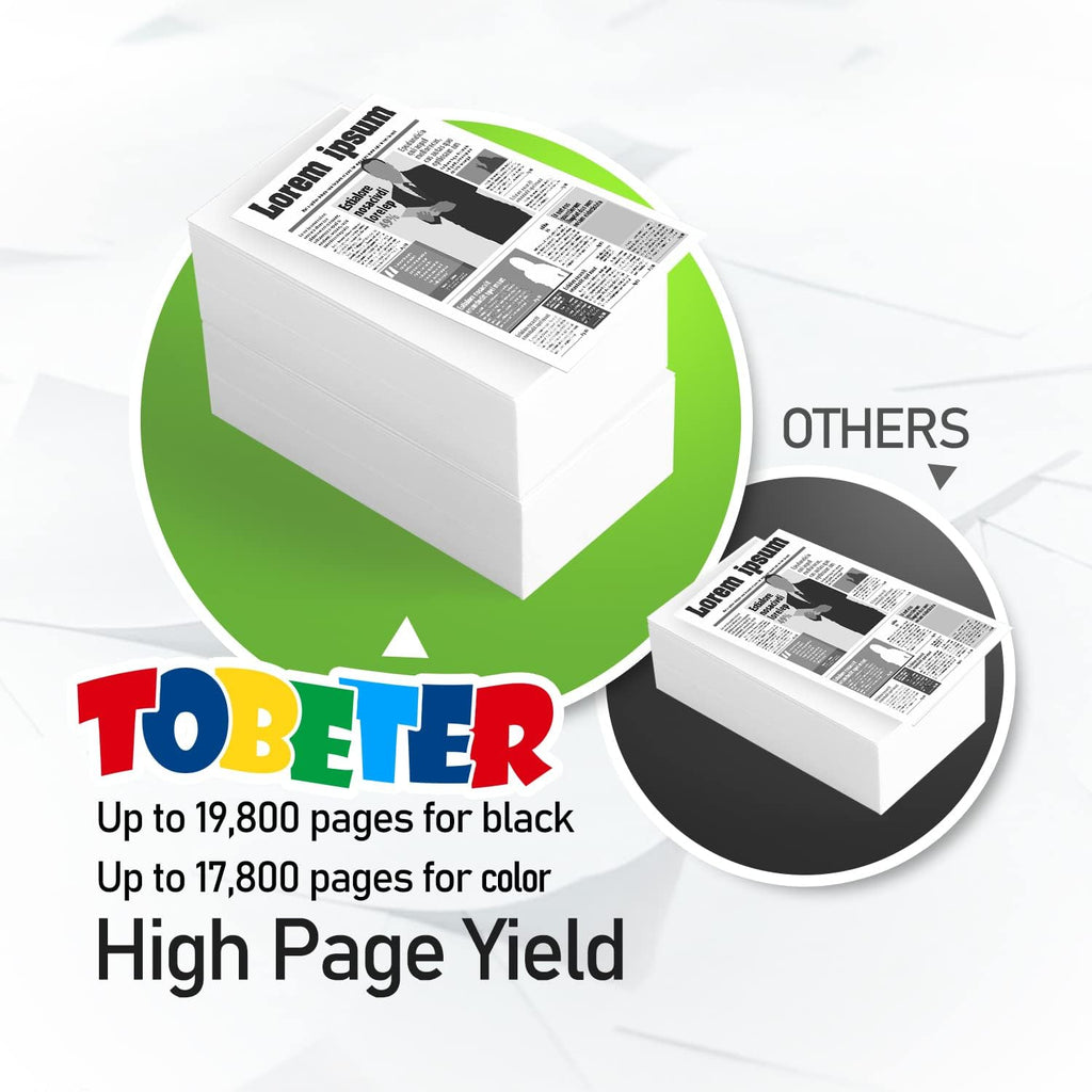 Remanufactured Toner Cartridge Replacement 4 Pack U224376
