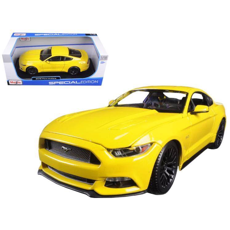 Yellow 1/18 Diecast Model Car O200742