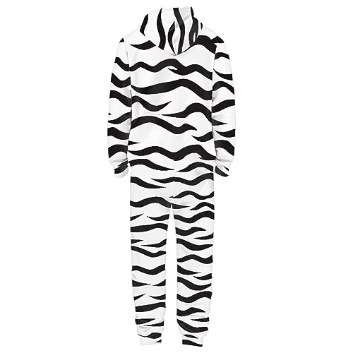 Adult Onesie Hooded One-Piece Pajama Zipper Jumpsuits U797779