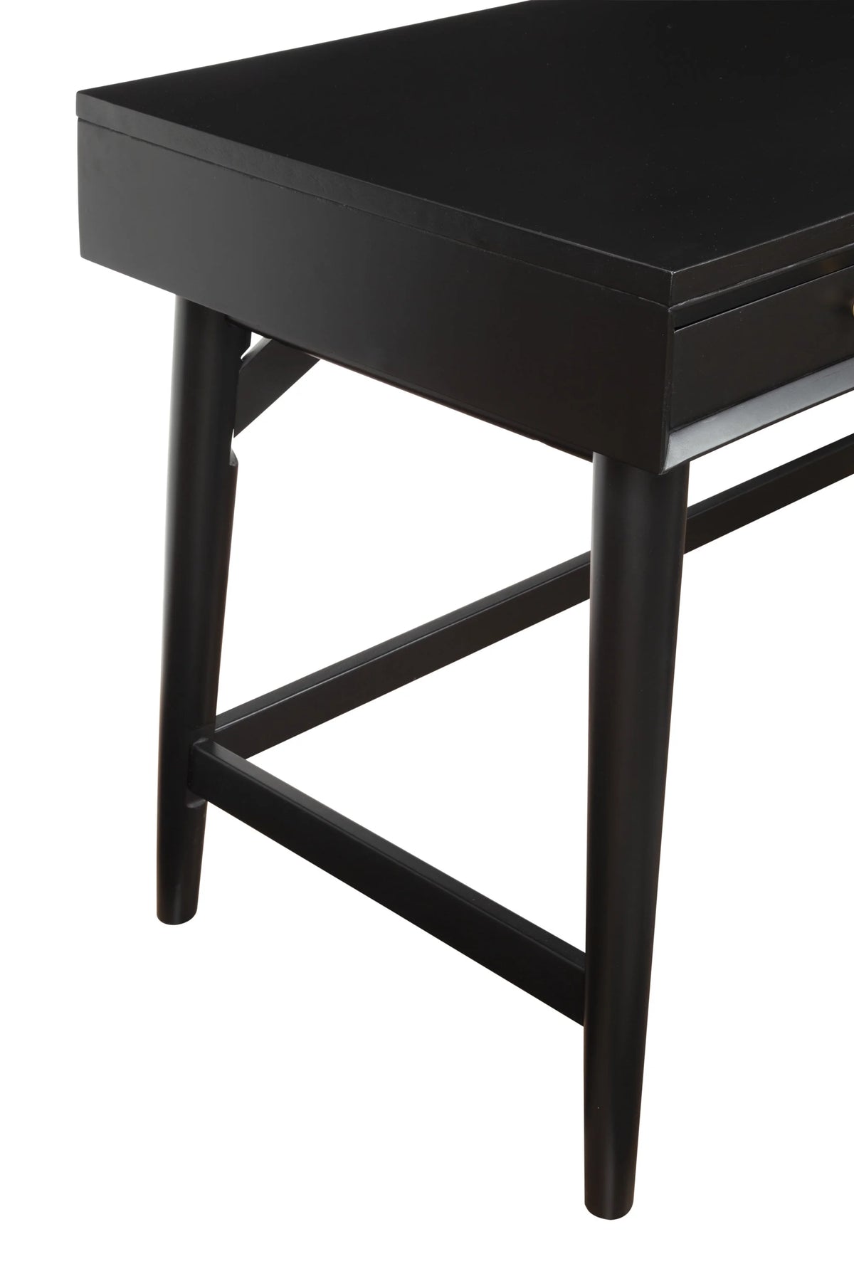 Black 3 Drawer Wood Desk B58748
