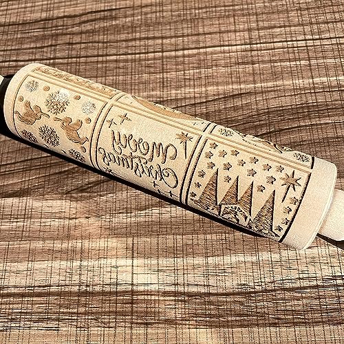 Wooden Engraved Rolling Pin D28273