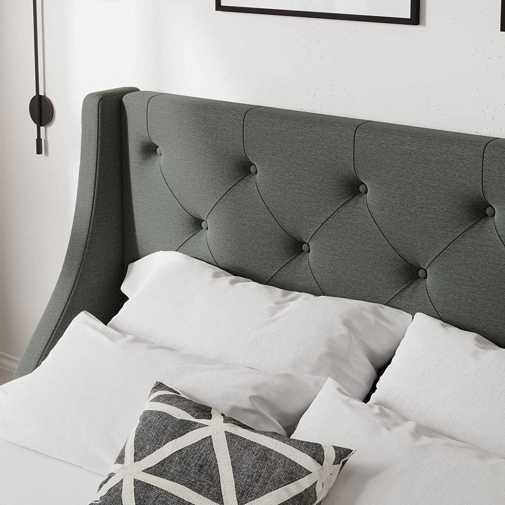 Queen Size Bed Frame with 4 Storage Drawers H320