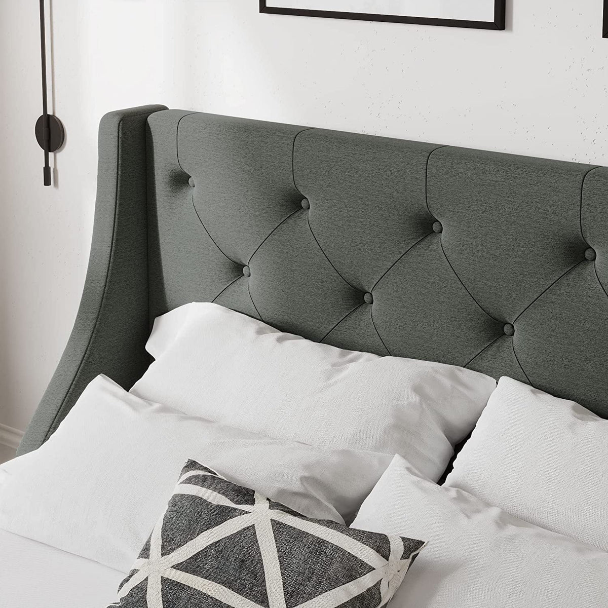 Queen Size Bed Frame with 4 Storage Drawers H320