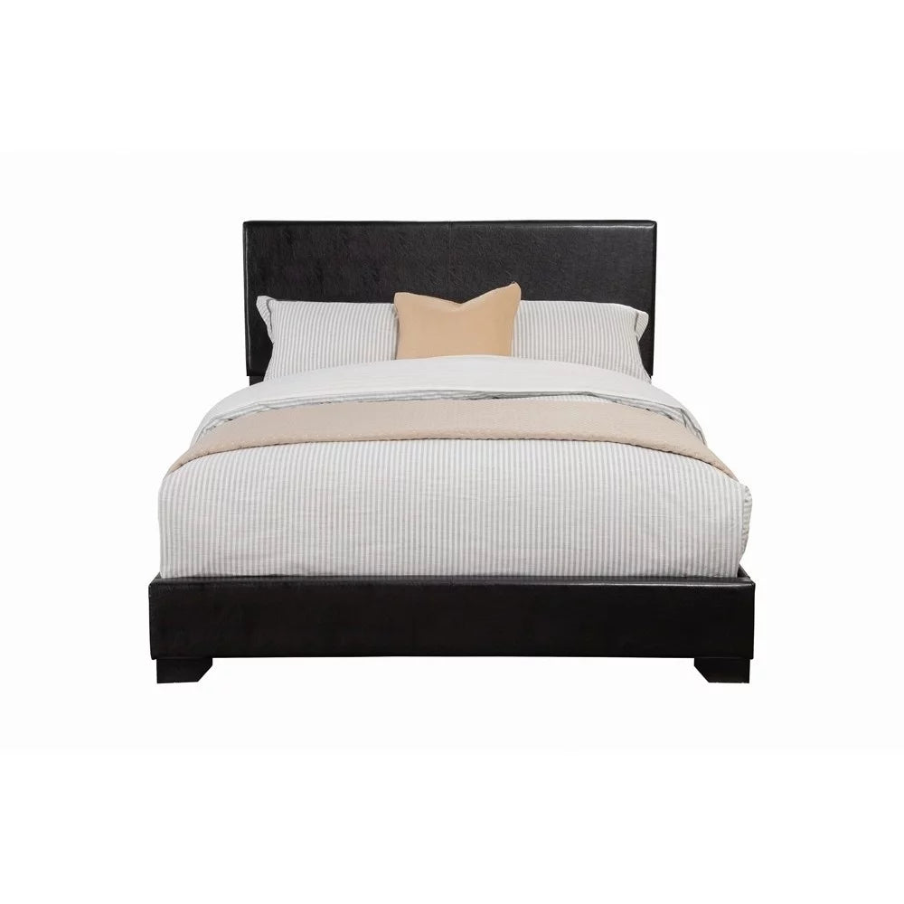 Leatherette California King Size Panel Bed Z550