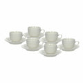 6 Coffee Cup & Saucer Porcelain M90670