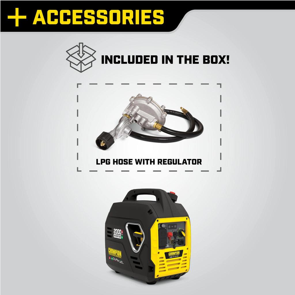 2000 Watt Dual Fuel Inverter Generator G15549