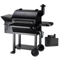 Wood Pellet Grill and Smoker 8-in-1 BBQ Black M3975
