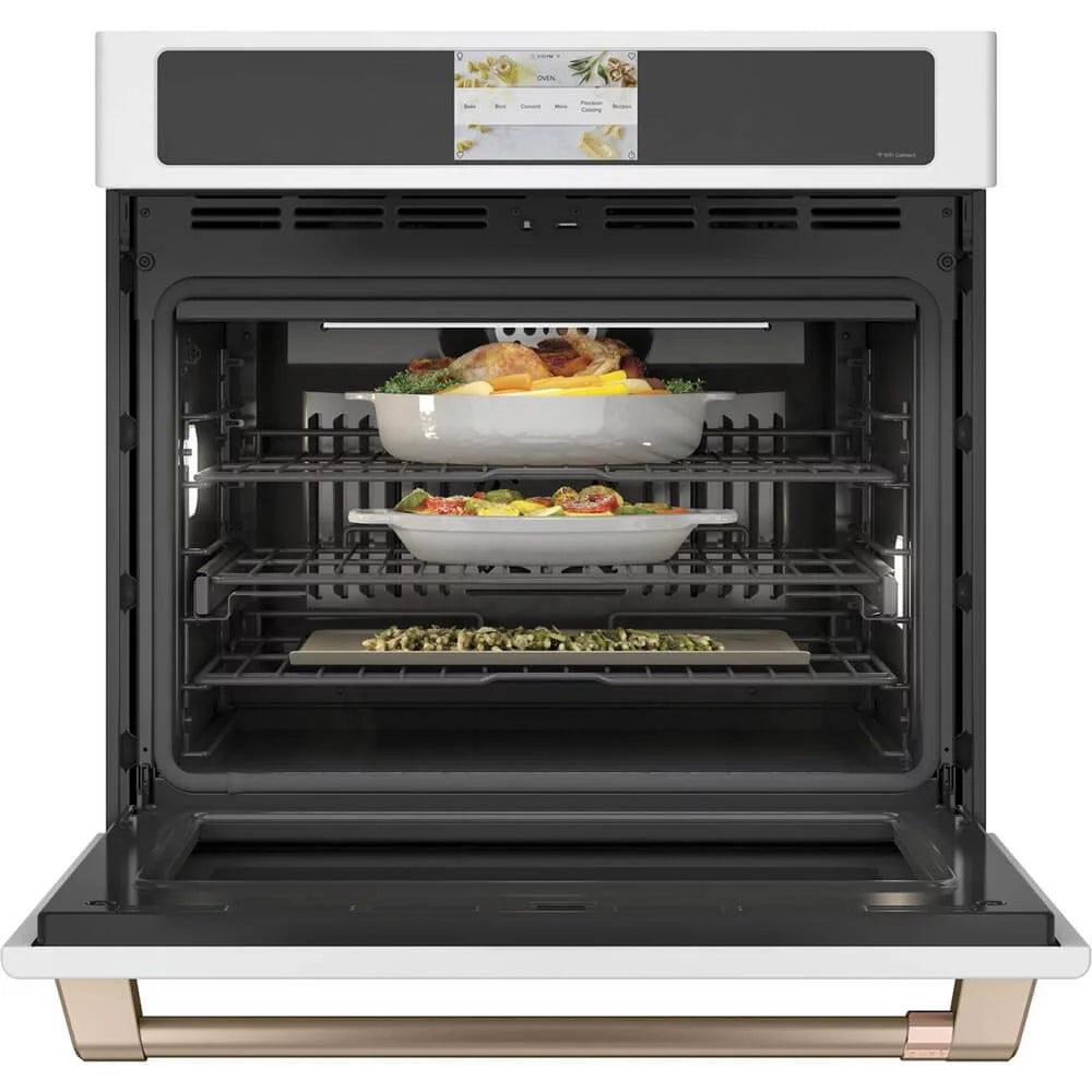 30 inch Matte White Smart Built-In Convection Single Wall Oven B779759