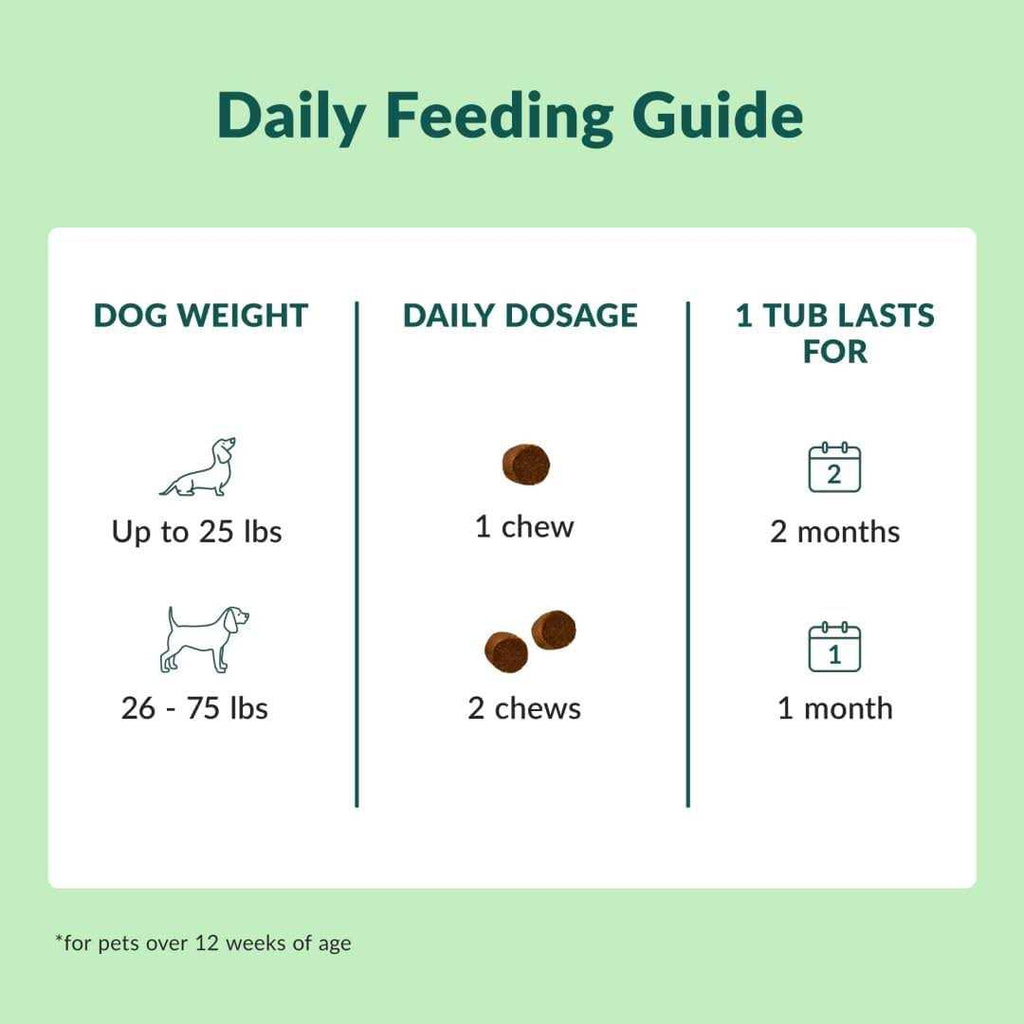 Chewable Dog Hip and Joint Supplement D325841