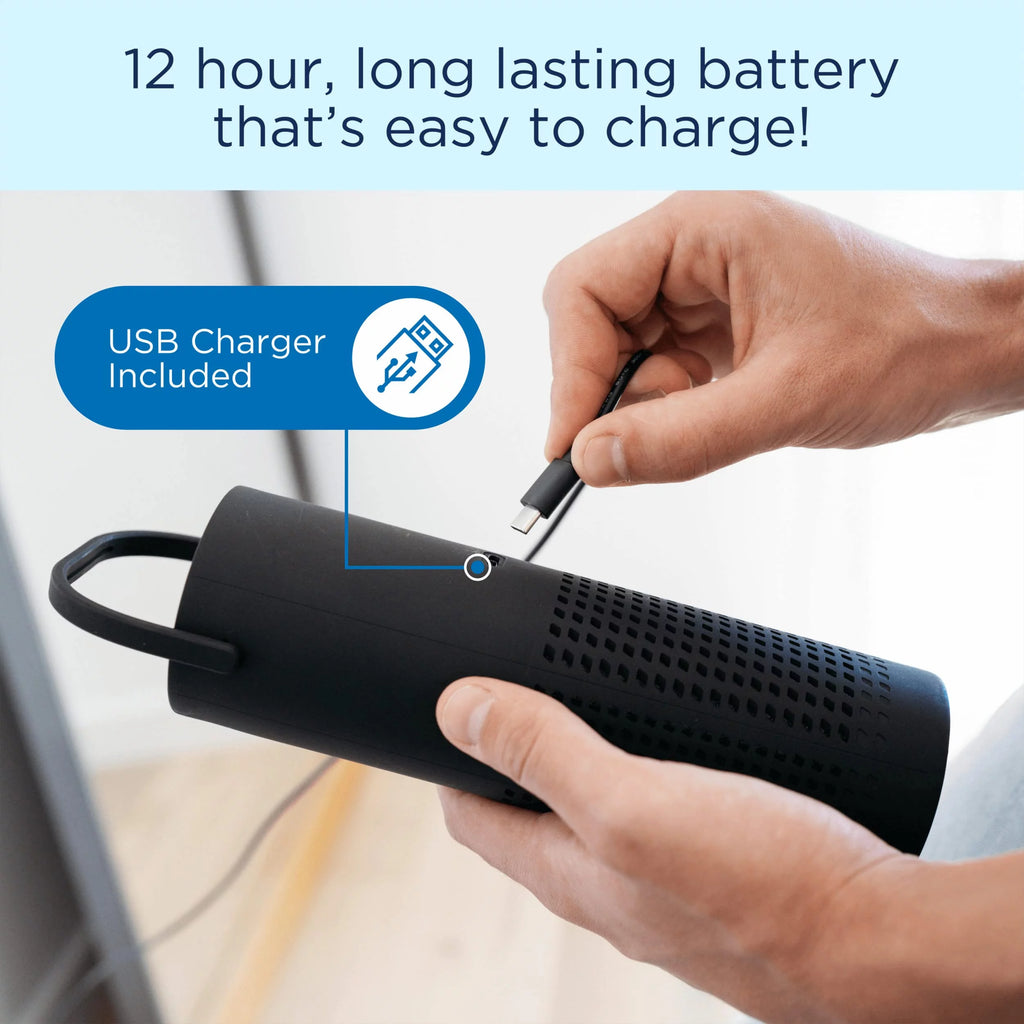 Portable Air Purifier with True HEPA H13 Filter, Black C4486