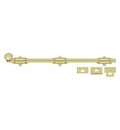 18 inch Heavy Duty Surface Bolt Unlacquered Brass U4196