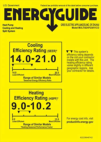 42,000 BTU Multi-Zone Mini Split A/C & Heater R466