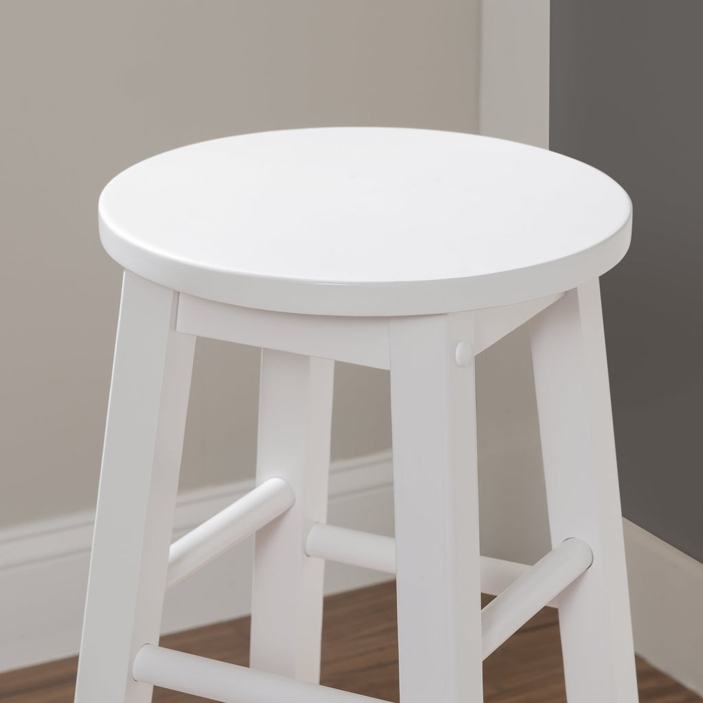 White Wood Bar Stool P548712
