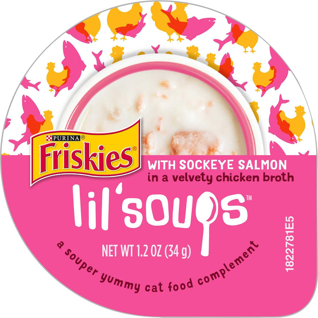 Sockeye Salmon Chicken Broth Cat Food Topper, 1.2 oz, Case of 8 Y99699