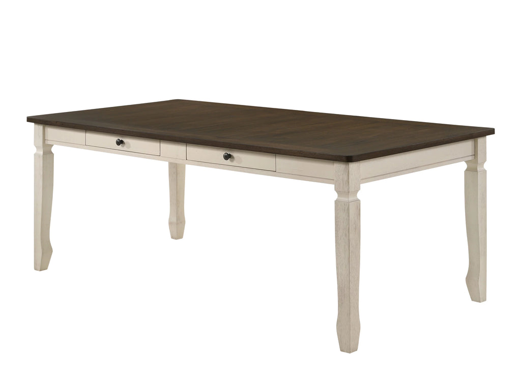 Weathered Oak Cream Dining Table W645696