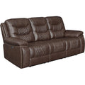 Brown Tufted Upholstered Power Sofa R570339