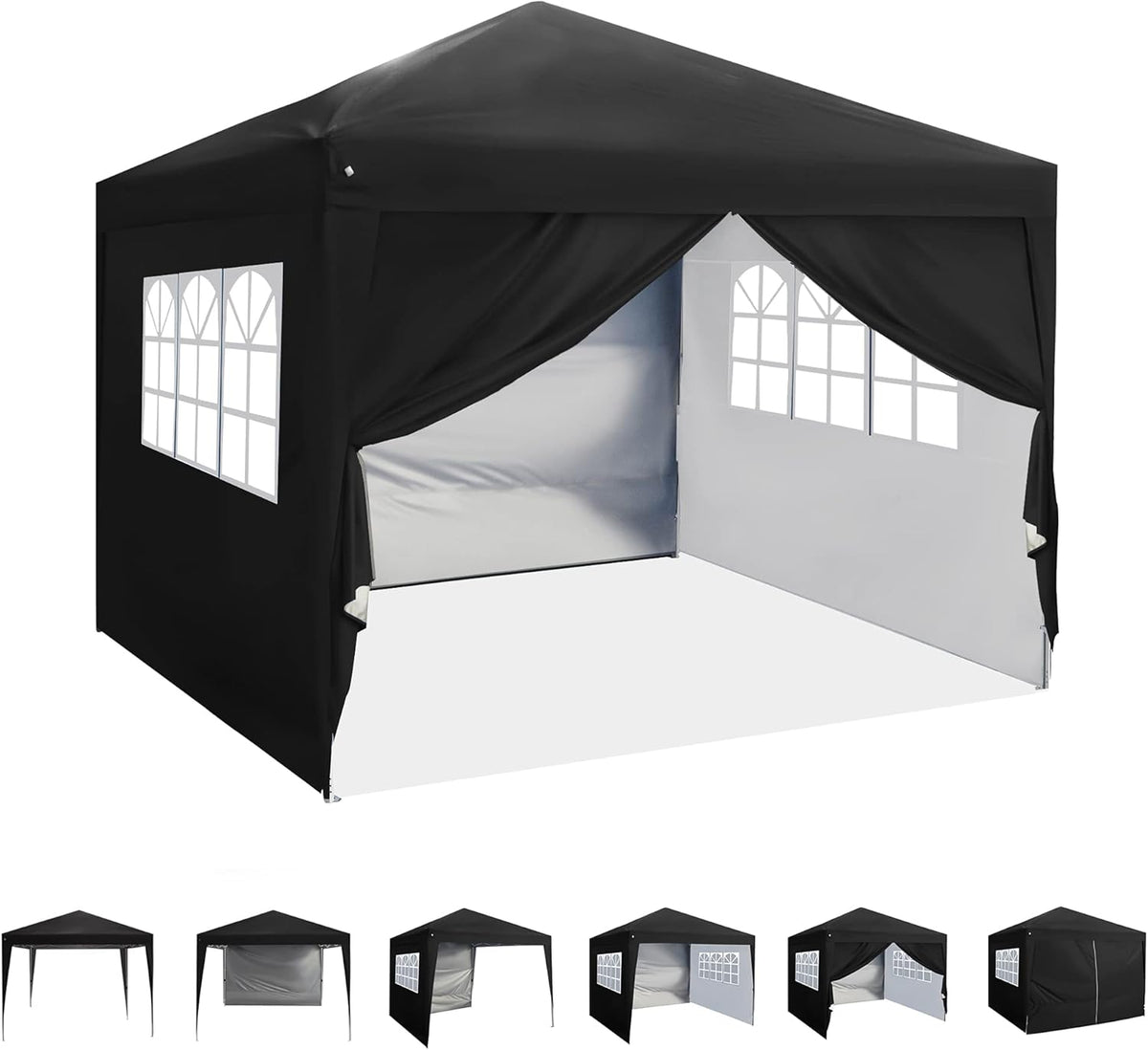 10'x10' Pop Up Canopy with Sidewalls A13337