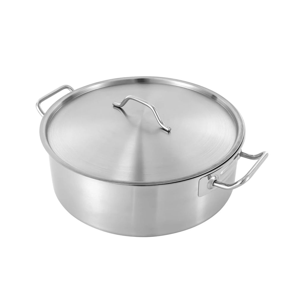 11 Quart Stainless Steel Stockpot with Lid W4201