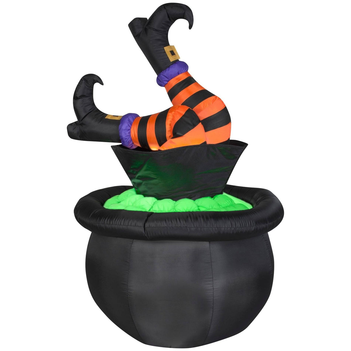 Animated Witch Legs in Cauldron K432121