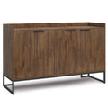 18" Sideboard Buffet in Rustic Natural Aged Brown C371