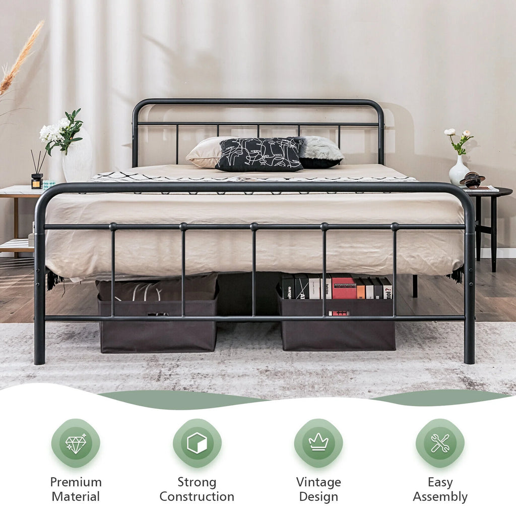 Heavy Duty Metal Platform Bed Frame Y2667