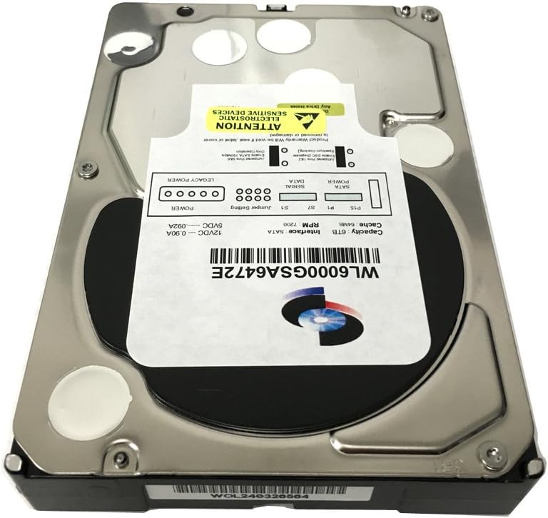 6TB 7200RPM 64MB Cache SATA 6.0Gb/s 3.5 Hard Drive H65921