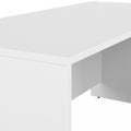 White Engineered Wood Office Desk B480