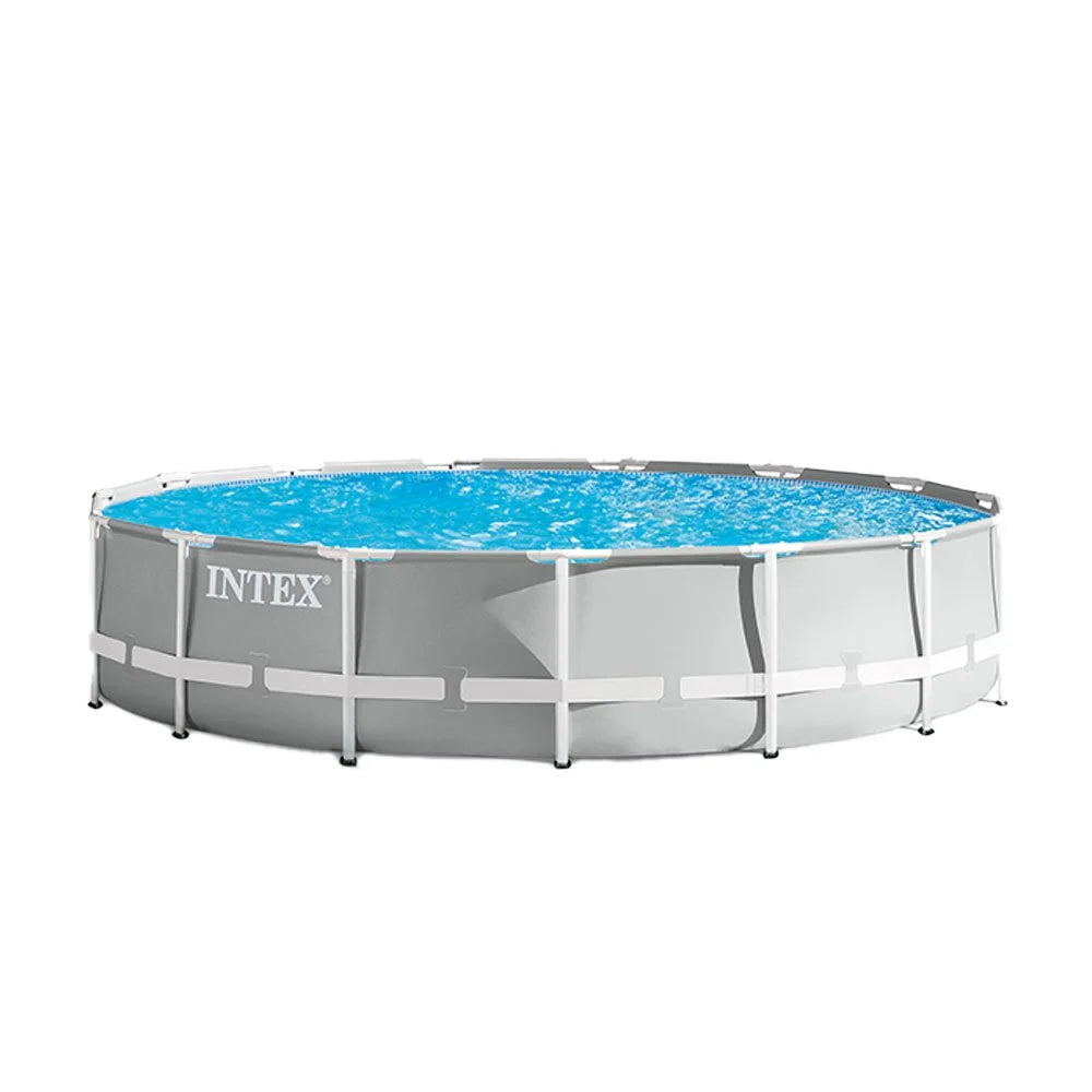 15 Foot x 42 Inch Prism Frame Above Ground Swimming Pool Set with Filter V54117
