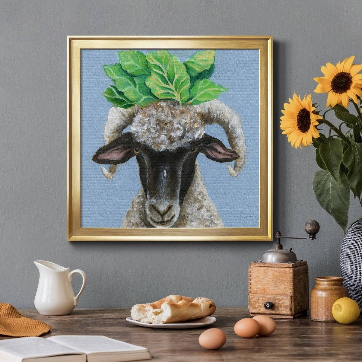 Black 32x32 Framed Canvas A105