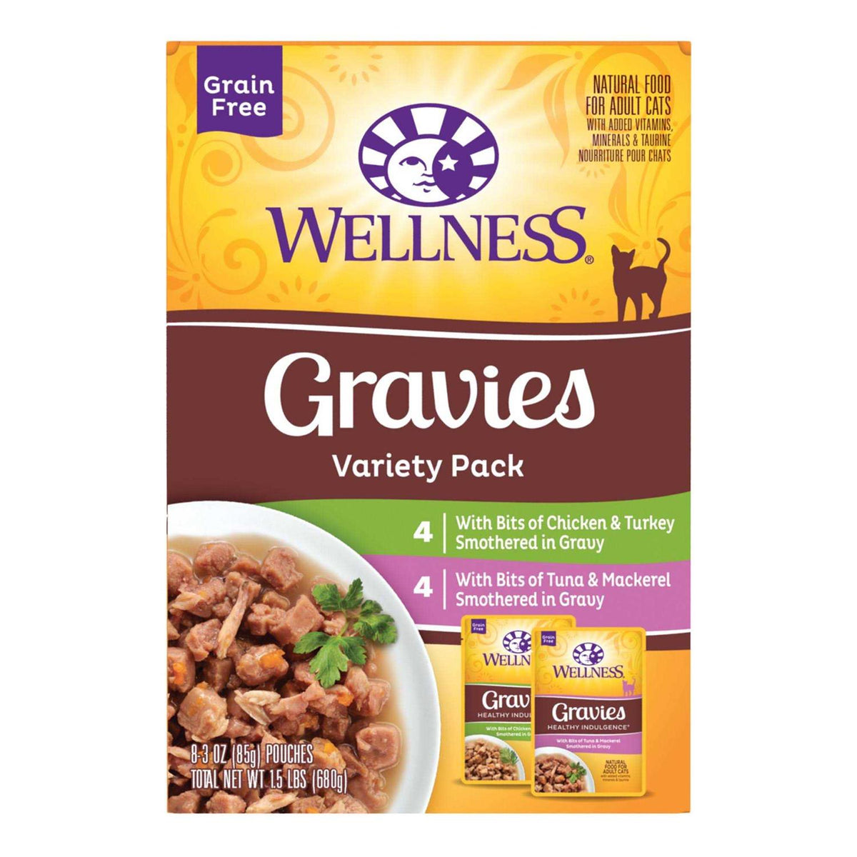 Grain-Free Wet Cat Food Pouch H7229