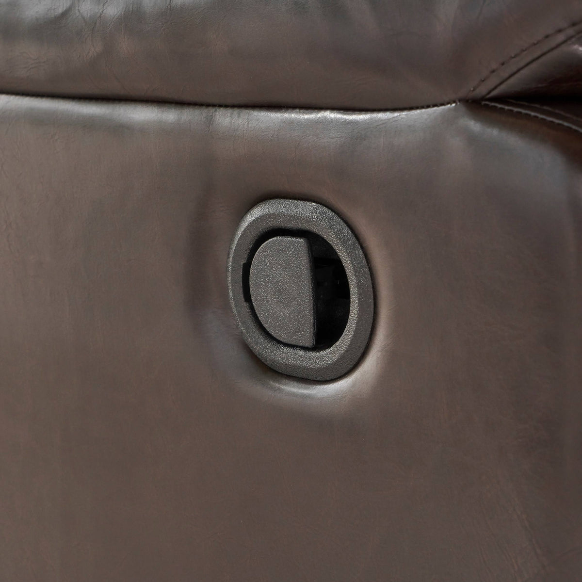 Faux Leather Swivel Gliding Recliner I149