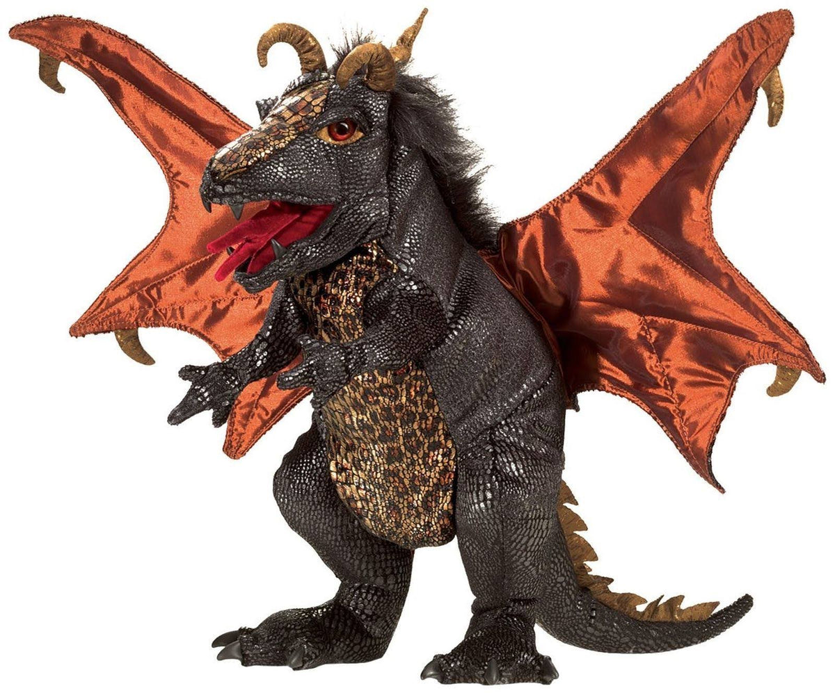 Black Dragon Hand Puppet P291
