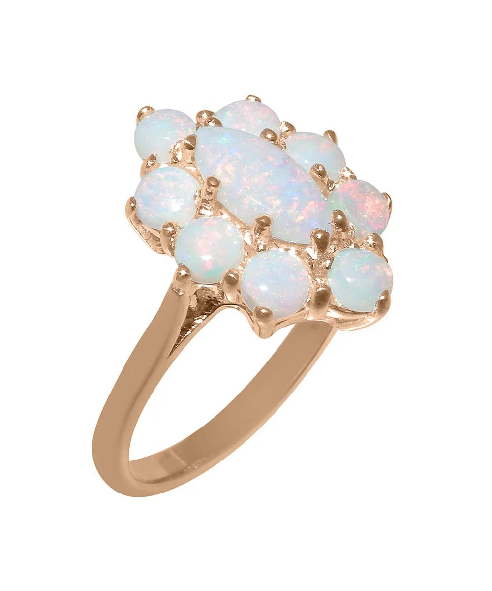 9k Rose Gold Opal Womens Statement Ring K30396